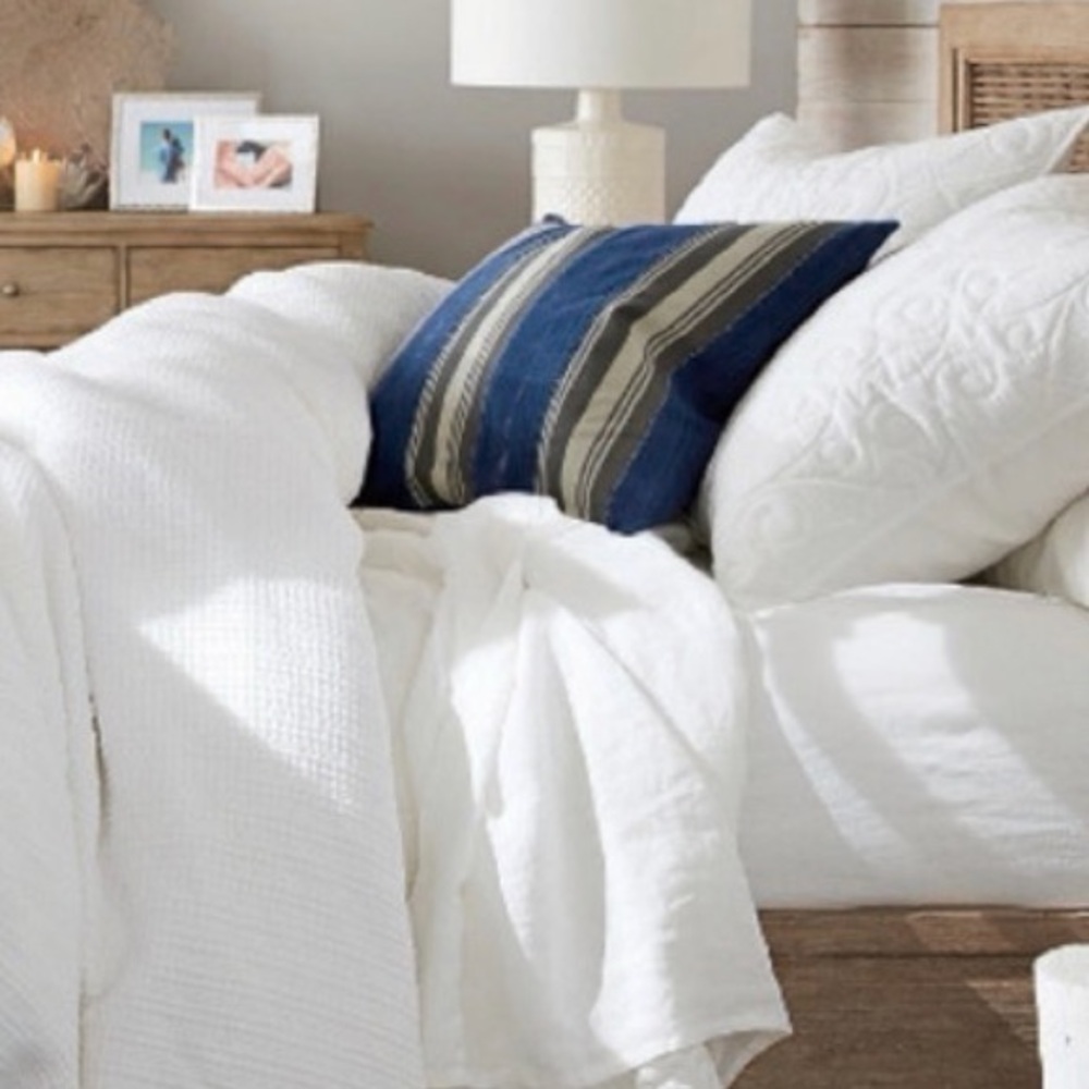 Pottery Barn “Greer” Striped Pillow Cover, 22”, LIKE NEW